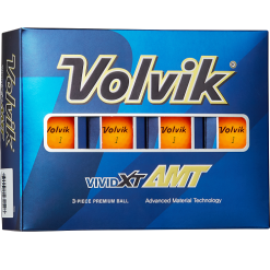 Volvik 2020 Vivid XT AMT Matte Finished Golf Balls -CLUBS Shop XT AMT Orange