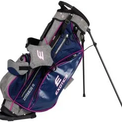 Tour Edge Exotics Xtreme 4 Stand Bags 16 Tour Edge Exotics Xtreme 4 Stand Bags -CLUBS Shop Xtreme 4 Carry Bag Navy Scratch Plaid Pink