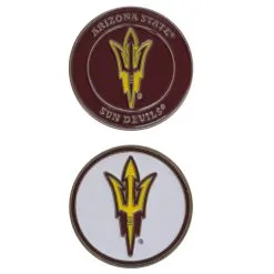 J&M NCAA Double Sided Collegiate Golf Ball Marker Coins -CLUBS Shop arizonastate