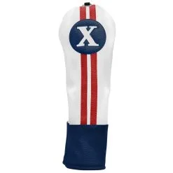 Hireko Sahara Retro Vintage #X Fairway Wood Headcovers -CLUBS Shop fw x hc red white blue