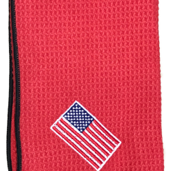 Joseph Elliott USA Embroidered Flag 18" X 18" Micro Fiber Towels -CLUBS Shop je11