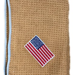 Joseph Elliott USA Embroidered Flag 18" X 18" Micro Fiber Towels -CLUBS Shop je12