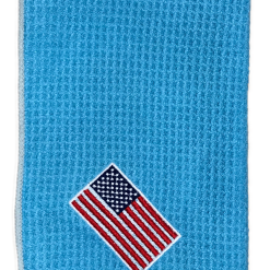 Joseph Elliott USA Embroidered Flag 18" X 18" Micro Fiber Towels -CLUBS Shop je13