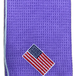 Joseph Elliott USA Embroidered Flag 18" X 18" Micro Fiber Towels -CLUBS Shop je3