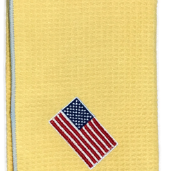 Joseph Elliott USA Embroidered Flag 18" X 18" Micro Fiber Towels -CLUBS Shop je4