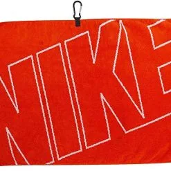 Hireko Nike Golf 16" X 24" Jacquard Towel - Orange/White