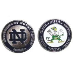 J&M NCAA Double Sided Collegiate Golf Ball Marker Coins -CLUBS Shop notredame