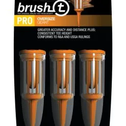 J And M Brush-t Golf Original Brush Tees -CLUBS Shop orange