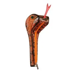 Hireko Snake 460cc Driver Headcover 11 Hireko Snake 460cc Driver Headcover -CLUBS Shop snakes angle orange