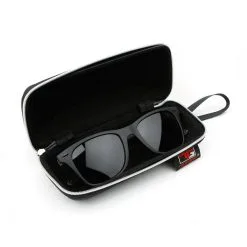 Hireko Tour Gear Polarized Sunglasses - Matte Black 10 Hireko Tour Gear Polarized Sunglasses - Matte Black -CLUBS Shop tg120552 polarized sunglasses case open 2