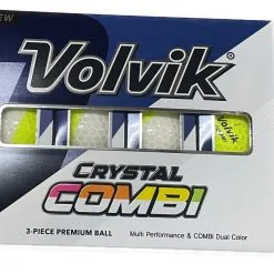 Volvik Crystal Combi Split Colored Golf Balls -CLUBS Shop yELLOW 0898cbe6 3fd4 42fb b744 4b71f5c4daca